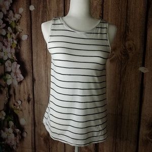 Banana Republic striped sleeveless top s